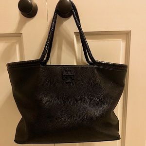 Toy Burch Taylor Braided Handle Tote
